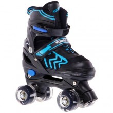 Набір роликові ковзани Banwei SK-9850 розмір 31-34 Чорний-синій