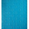 Самоклеюча декоративна 3D панель Loft-Expert цегла синє небо 700x770x5 мм