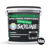 Фарба гумова структурна «РабберФлекс» SkyLine Чорна RAL 9004 14 кг