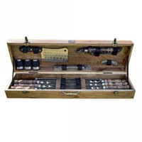 Набір шампурів Gorillas Market Лось Gorillas BBQ у дерев'яній коробці (hub_wPVb04623) Набір шампурів Gorillas Market Лось Gorillas BBQ у дерев'яній коробці (hub_wPVb04623)