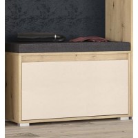 Тумба для взуття Меблі Сервіс 1Д Торіно Артісан + Сірий Тумба для взуття Меблі Сервіс 1Д Торіно Артісан + Сірий