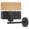 Бра TK Lighting Nicol 20x24 см Чорний (TK6539)