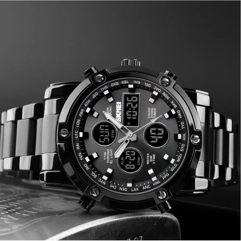 Класичний годинник Skmei 1389 Чорний