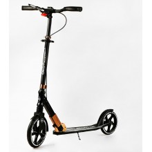 Двоколісний складаний самокат Best Scooter 100 кг Black and white (113217)