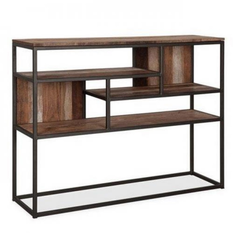 Консоль для дому в стилі Loft Чорний NS-365 830x1200x250 мм