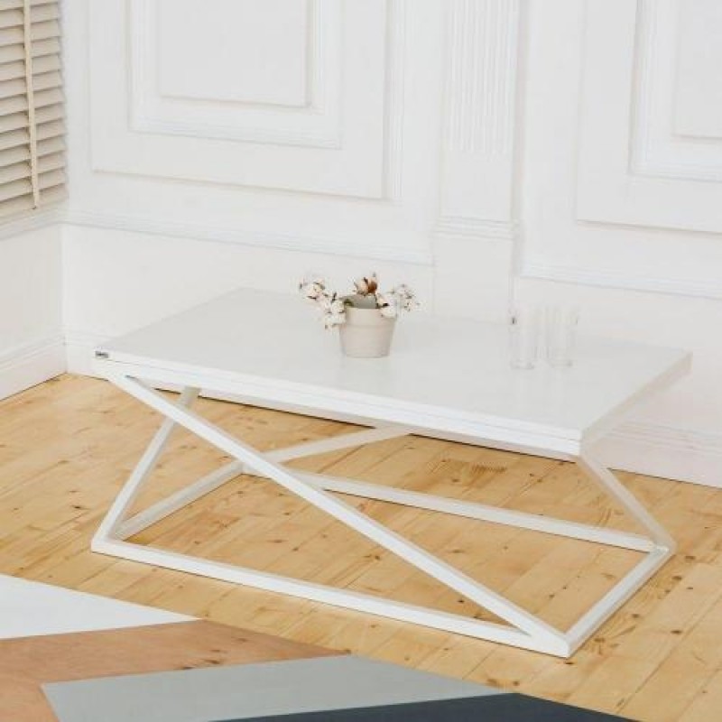 Кавовий журнальний столик у стилі Loft NS-546 430x1000x600 мм Черный