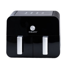 Аерогриль-фритюрниця Sokany SK10008 на 10 л сенсорно-механічна чорний (SK10008)