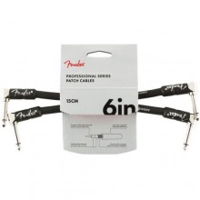 Кабель інструментальний Fender Professional Series Instrument Cables 15cm (6inch) Angle/Angle (2-Pack) 0990820023
