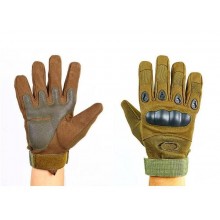 Тактичні рукавички з закритими пальцями і посилив. протектор OAKLEY BC-4623 Оливковий M (SKL1077)