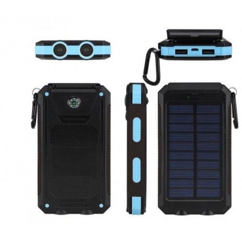 УМБ Power Bank Solar ES1600 ліхтарик + компас із сонячною панеллю 16000 mAh Вологозахищений (ES16000) УМБ Power Bank Solar ES1600 ліхтарик + компас із сонячною панеллю 16000 mAh Вологозахищений (ES16000)