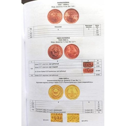 Каталог-цінник Mine Монети СРСР 1921-1991 рр 11 випуск 2023 р Білий (hub_62bob9) в інтернет супермаркеті PbayMarket!