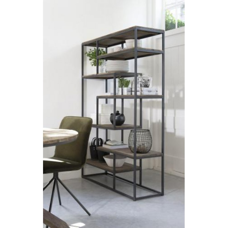 Стелаж для зберігання в стилі Loft NS-1676 1830x1200x300 мм Черный