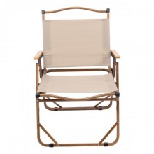 Стілець для кемпінгу складаний Lugi 52х53х77 см Бежево-коричневий (HP-SY-1B)