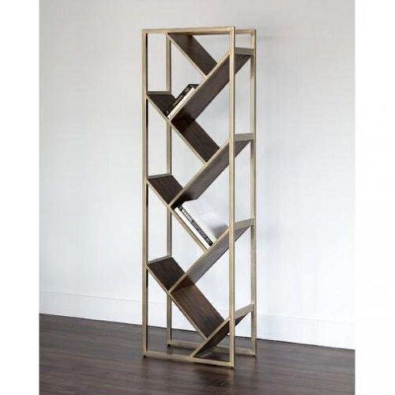 Стелаж для зберігання в стилі Loft Золотий NS-1871 1830x600x300 мм