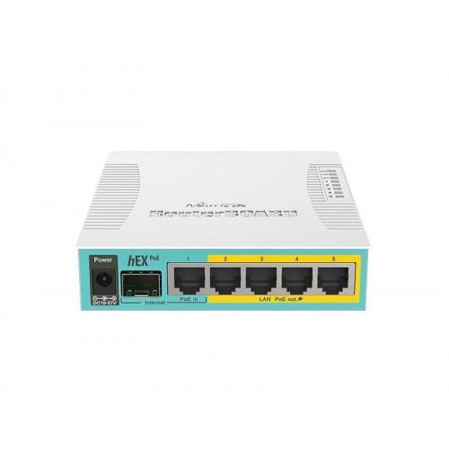 Маршрутизатор MikroTik RouterBOARD RB960PGS hEX PoE (800MHz/128Mb, 1xUSB, 5х1000Мбіт, Passive PoE) в інтернет супермаркеті PbayMarket!