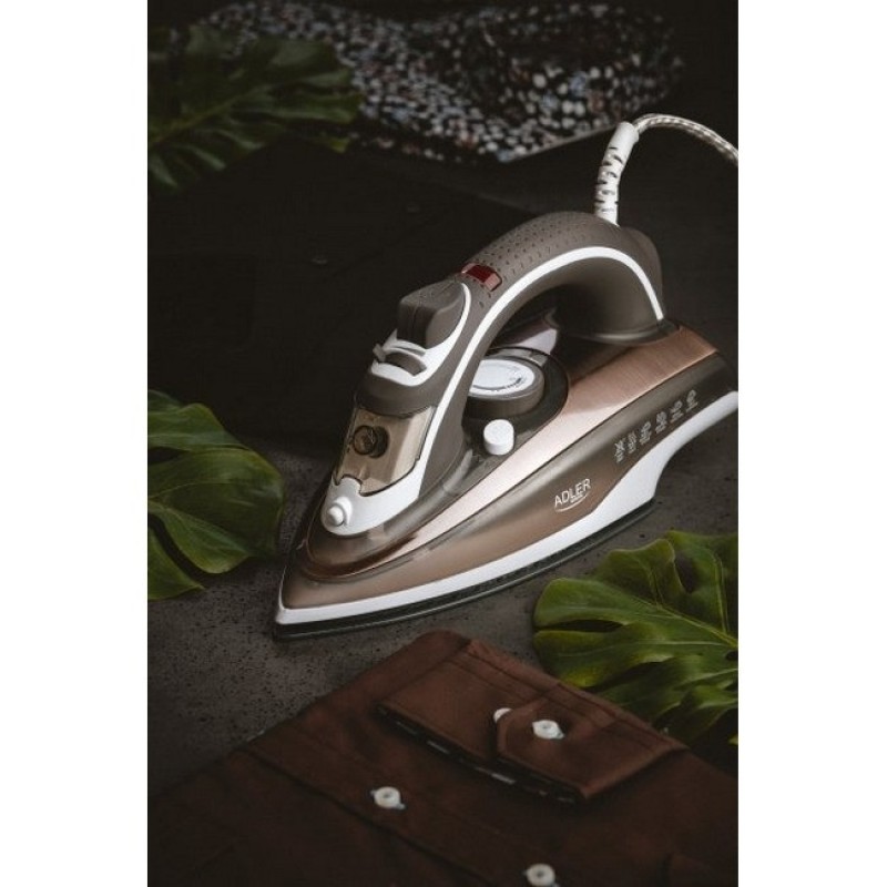 Парова праска керамічна Adler AD 5030 самоочисна