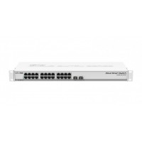 Комутатор MikroTik CSS326-24G-2S+RM (24x1G, 2xSFP+, SwOS)