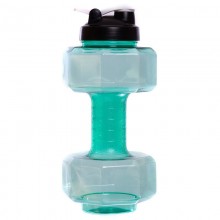 Пляшка для води спортивна SP-Planeta BIG DUMBBELL 2200 мл FI-7154 (FI-7155) Бірюзова
