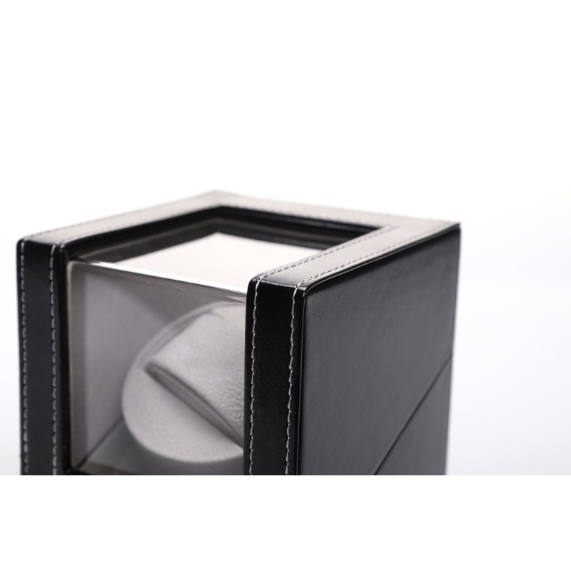 Шкатулка Craft для підзаводу 1 годинника W/PU/125/B Чорний