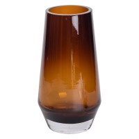 Ваза для квітів скляна Flower Season Botanica 26 см Коричневий (HP-10-27)