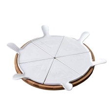 Блюдо для піци YIWU 28 см Білий (HP1248)