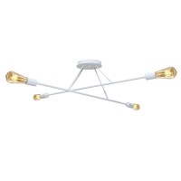Люстра підвісна MSK Electric Asket під чотири лампи Е27 NL 10320-4 WH Білий (619550)