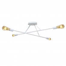 Люстра підвісна MSK Electric Asket під чотири лампи Е27 NL 10320-4 WH Білий (619550)