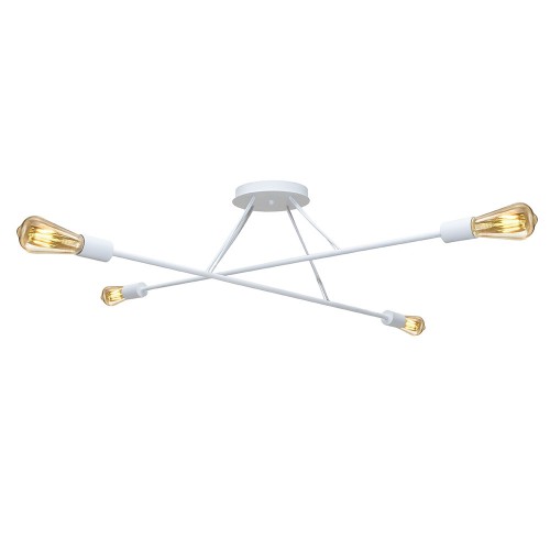 Люстра підвісна MSK Electric Asket під чотири лампи Е27 NL 10320-4 WH Білий (619550)