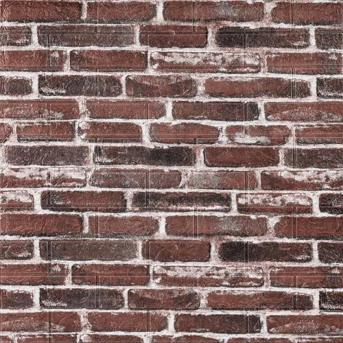 Самоклеюча 3D панель Sticker Wall SW-00001164 Під червону цеглу 700х770х3 мм Самоклеюча 3D панель Sticker Wall SW-00001164 Під червону цеглу 700х770х3 мм