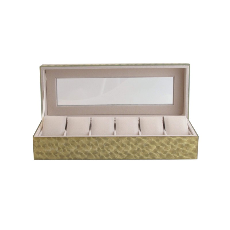 Шкатулка для зберігання годинників Craft 6PL.GLS Золотий