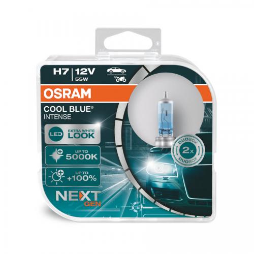 Комплект галогенових ламп Osram H7 Cool Blue Intense Next Gen 2 шт (64210CBN-HCB) в інтернет супермаркеті PbayMarket!