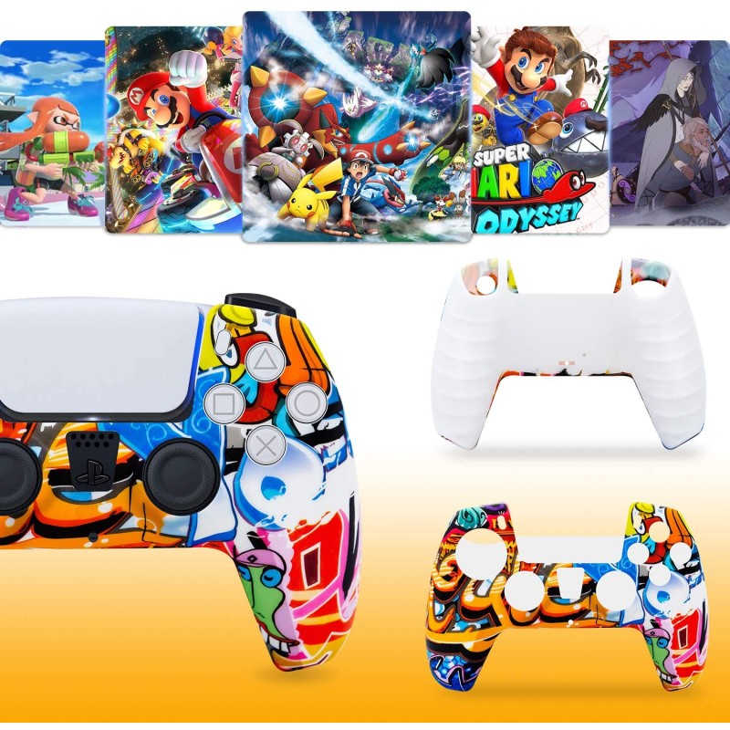 Захисний силіконовий чохол Urban Dreams на геймпад PS5 Dualsense для Sony PlayStation 5+2 Стика (PIA006)