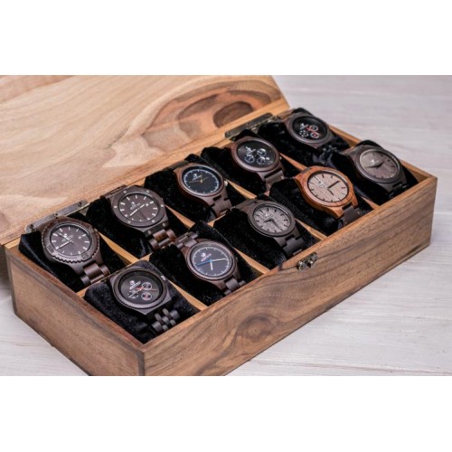 Органайзер для зберігання годинників ecoWalnut 8.2х34.2х18 см Органайзер для зберігання годинників ecoWalnut 8.2х34.2х18 см