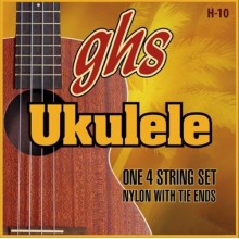 Струни для укулеле GHS H-10 Black Nylon Soprano/Concert Tie End Ukulele Strings