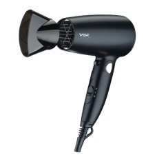 Фен для волосся дорожній VGR V-439 розкладна ручка 1500W Black