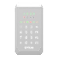 Сенсорная клавиатура Tiras Technologies K-PAD8 (white) для управления охранной системой Orion NOVA II
