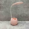 Настільна лампа акумуляторна LED з підставкою A-PLUS SST-813/1008808 рожева