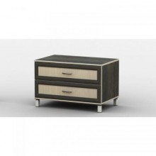 Тумба під телевізор Тиса Мебель ТВ-233 Венге Дуб молочний 44x45x60 см