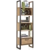 Стелаж для зберігання в стилі Loft NS-1790 2030x750x350 мм Черный Стелаж для зберігання в стилі Loft NS-1790 2030x750x350 мм Черный