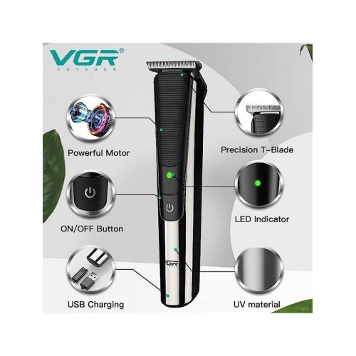 Машинка для стрижки волосся акумуляторна бездротова VGR V-926