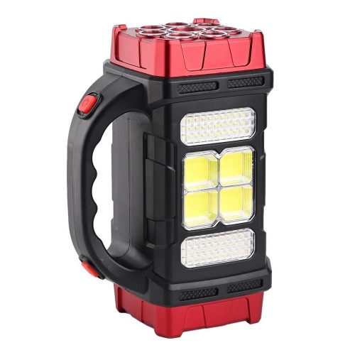 Ліхтар акумуляторний Panther PT-8167 76 LED із сонячною панеллю 2400 mAh Red (3_02417) Ліхтар акумуляторний Panther PT-8167 76 LED із сонячною панеллю 2400 mAh Red (3_02417)