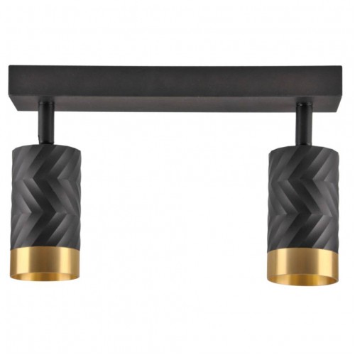 Спот Polux Arras 5.5x26x16.5 см Чорно-золотистий (Pol323545)