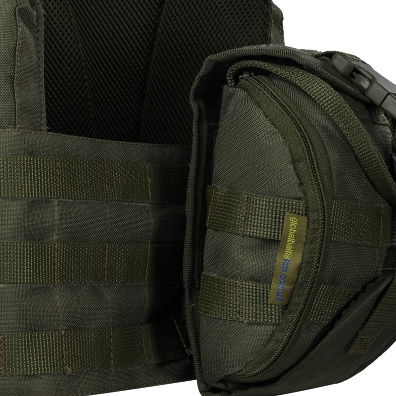 Плитоноска тактична зі швидким скиданням з підсумками No Brand Warmor Gen.3 Pro Max One Size Оливковий (2396567750)