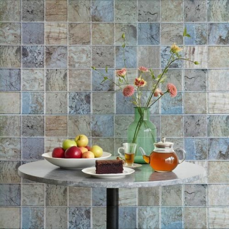 Декоративна ПВХ панель Sticker Wall 960x480x4 мм Різнокольоровий (D) SW-00002480