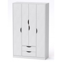 Передпокій-шафа Компанит Любов 120х44,8х195 см Альба білий Передпокій-шафа Компанит Любов 120х44,8х195 см Альба білий