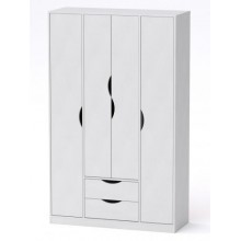 Передпокій-шафа Компанит Любов 120х44,8х195 см Альба білий