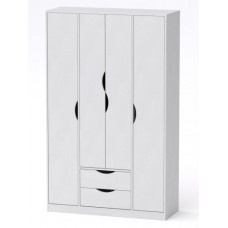 Передпокій-шафа Компанит Любов 120х44,8х195 см Альба білий