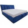 Ліжко BNB Gold Premium 90 х 190 см Simple З додатковою металевою цільнозварною рамою Синій