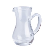 Глек із товстого скла фігурний TS Kitchen 300 мл прозорий (HP573)