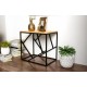 Кавовий журнальний столик у стилі Loft NS-456 630x600x400 мм Черный